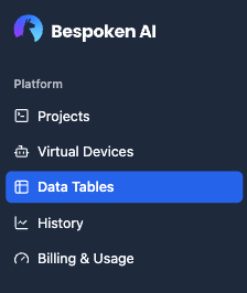 Data Table Navigation
