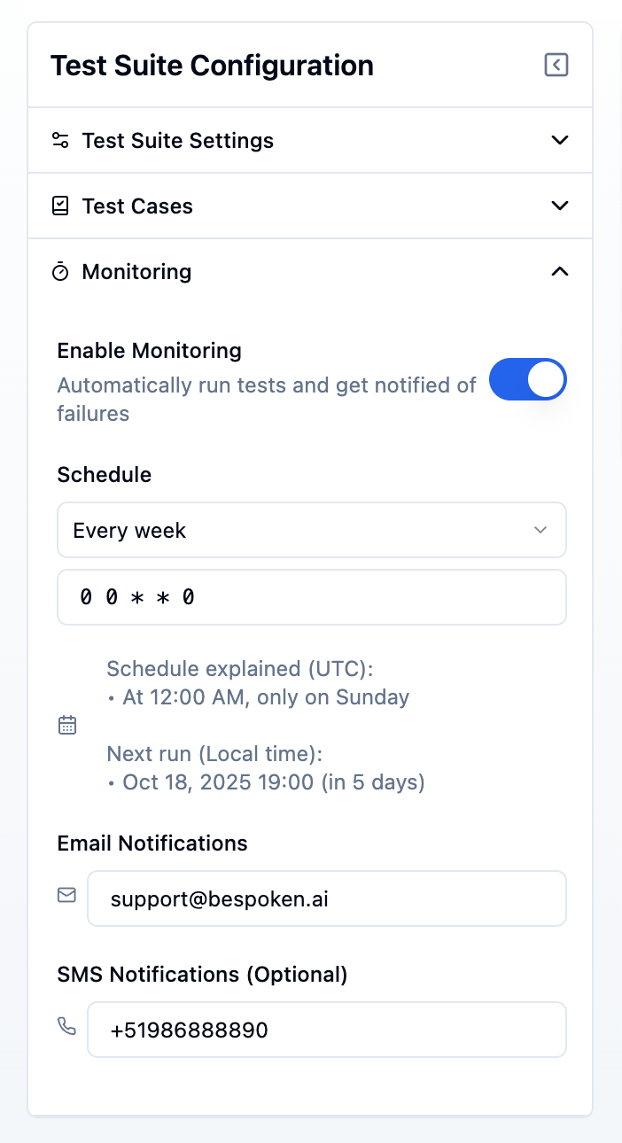 Configuration Modal