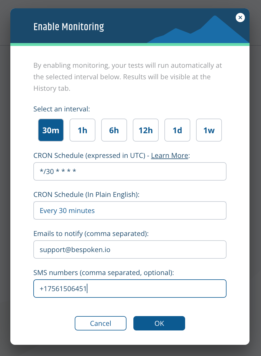 Configuration Modal