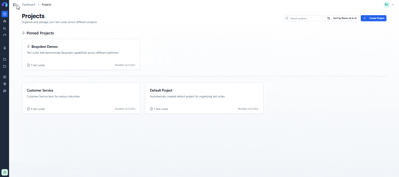 Project Navigation